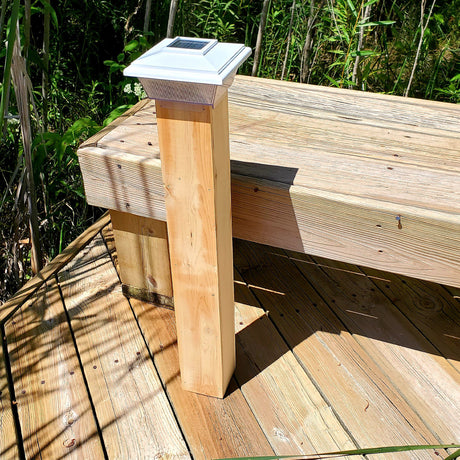 Dock Edge Solar Cedar PostLite 24"