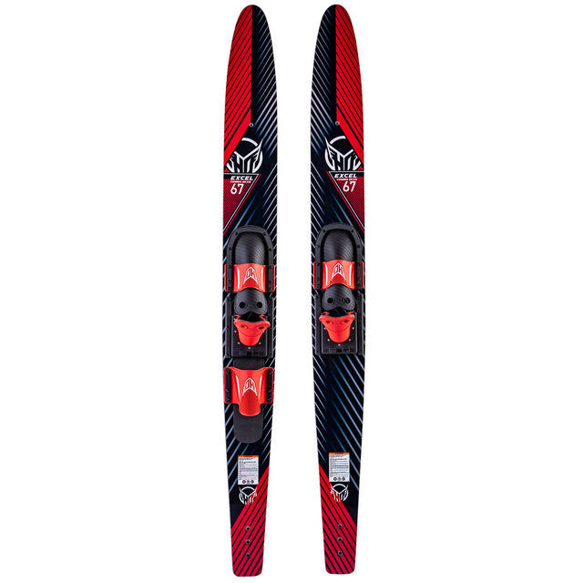 HO Excel Combo Skis w/ Horseshoe Bindings