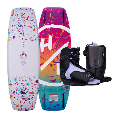 Hyperlite Girl's Murray Jr Wakeboard w/ Jinx Girl's Bindings
