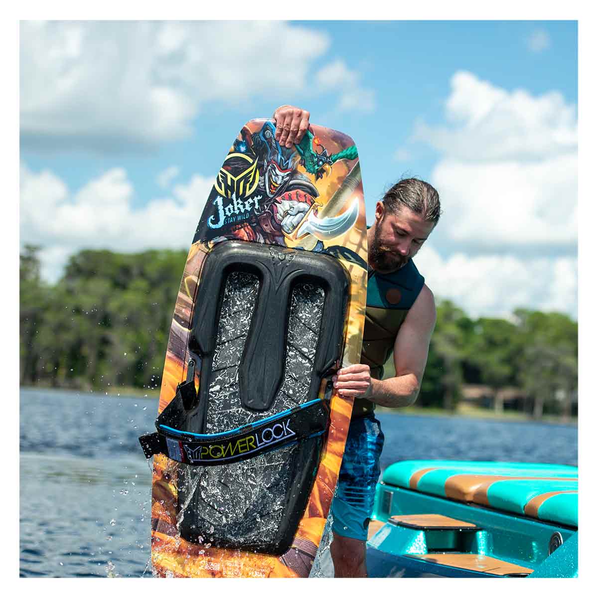 HO Joker Kneeboard w/ Powerlock Strap