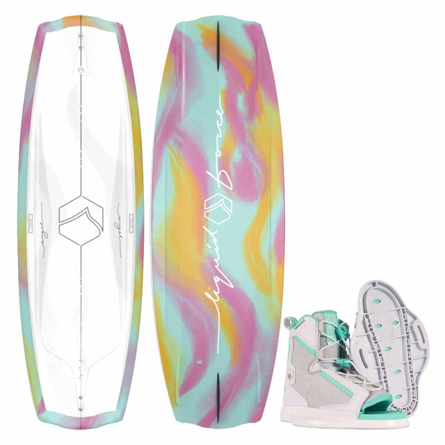 Liquid Force Women's Angel Wakeboard w/ Plush Bindings