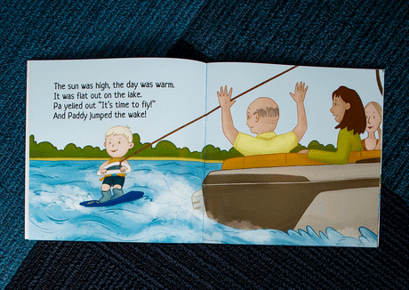 "Paddy Learns to Wakeboard" Book