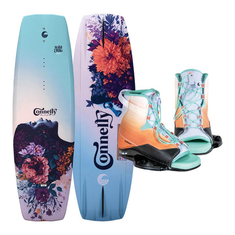 Connelly Women's Wildchild Wakeboard w/ Women's Karma Bindings