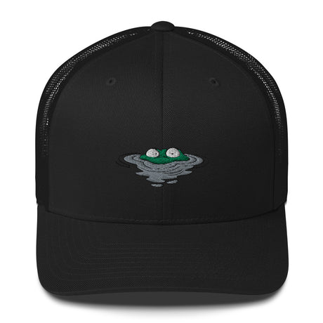 Frog Head in the Water Trucker Cap - Bart's Water Sports