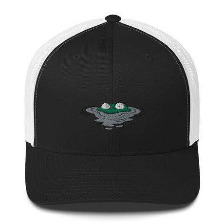 Frog Head in the Water Trucker Cap - Bart's Water Sports