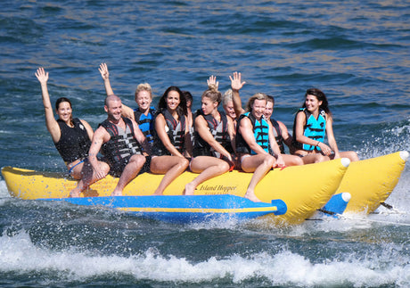 Island Hopper Elite Class Commercial Side by Side Banana Water Sled - 10 person