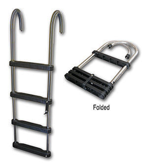4-Step Removable Telescoping Pontoon Ladder