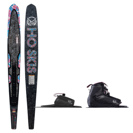 HO Women's Carbon Omni Slalom Ski w/ Stance 110 Binding & Adjustable Rear Toe Plate