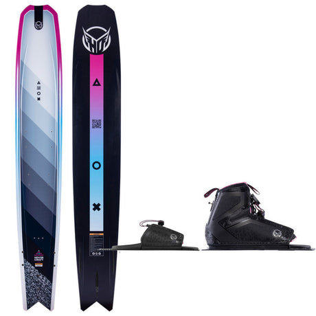 HO Women's Hovercraft Slalom Ski w/ Stance 110 Binding & Adjustable Rear Toe Plate