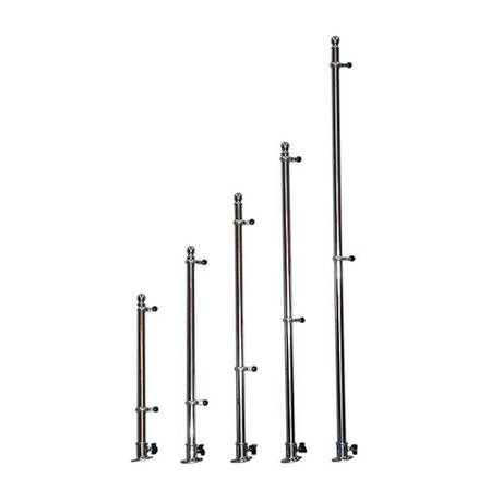 Stainless Steel Deluxe Boat Flag Pole - 30"