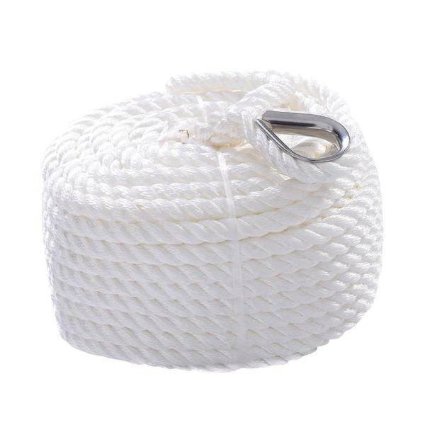 Anchor Line 1/2"x100' - Twisted Nylon