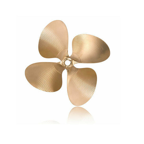 OJ Inboard Prop 13.7"x17" RH Splined 4-Blade Bronze XMP