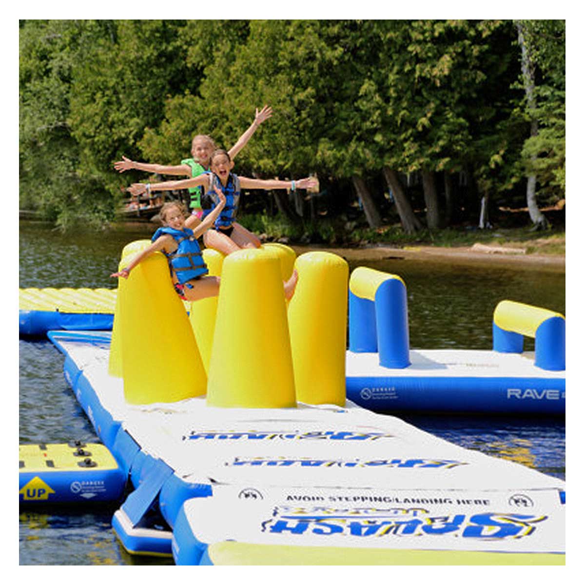Rave Splash Trax Pylon Run