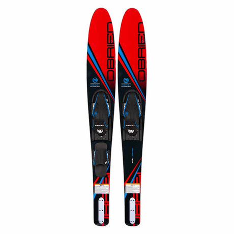 O'Brien Vortex 65.5" Combo Water Skis - Red