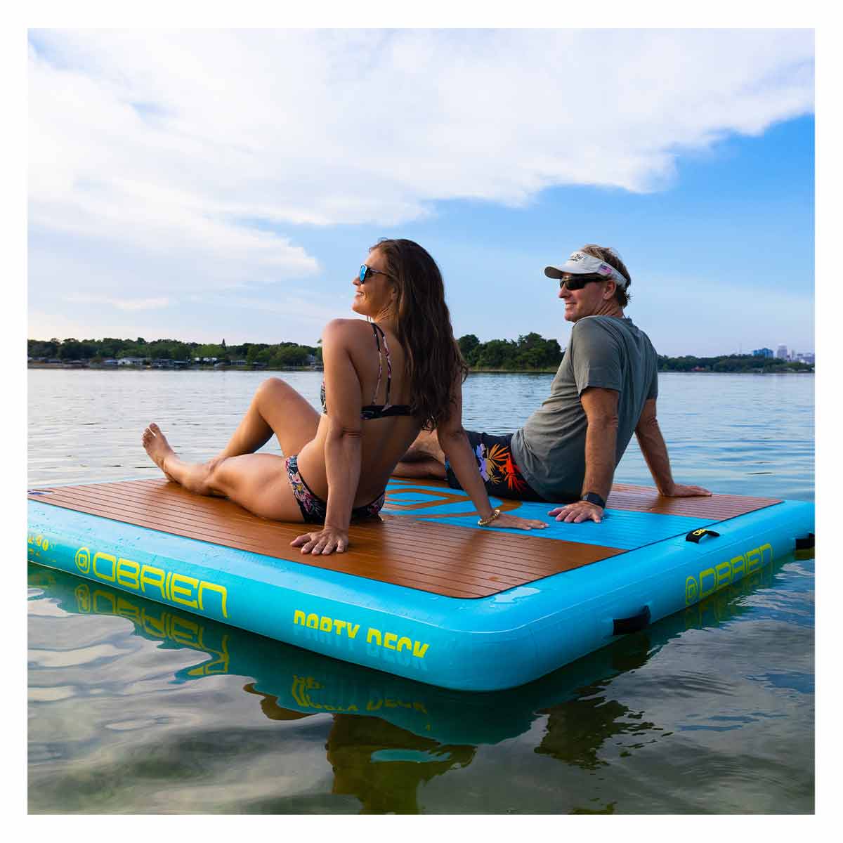 O'Brien Party Deck Inflatable Float - 7' x 7' x 6"