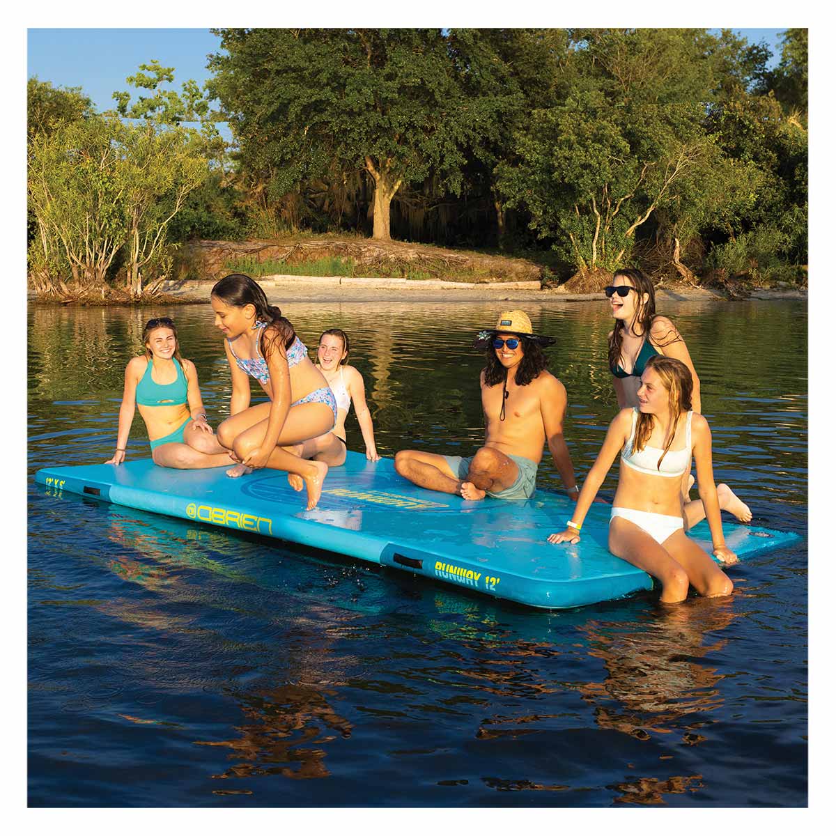 O'Brien Runway Inflatable Float - 12' x 6' x 4"