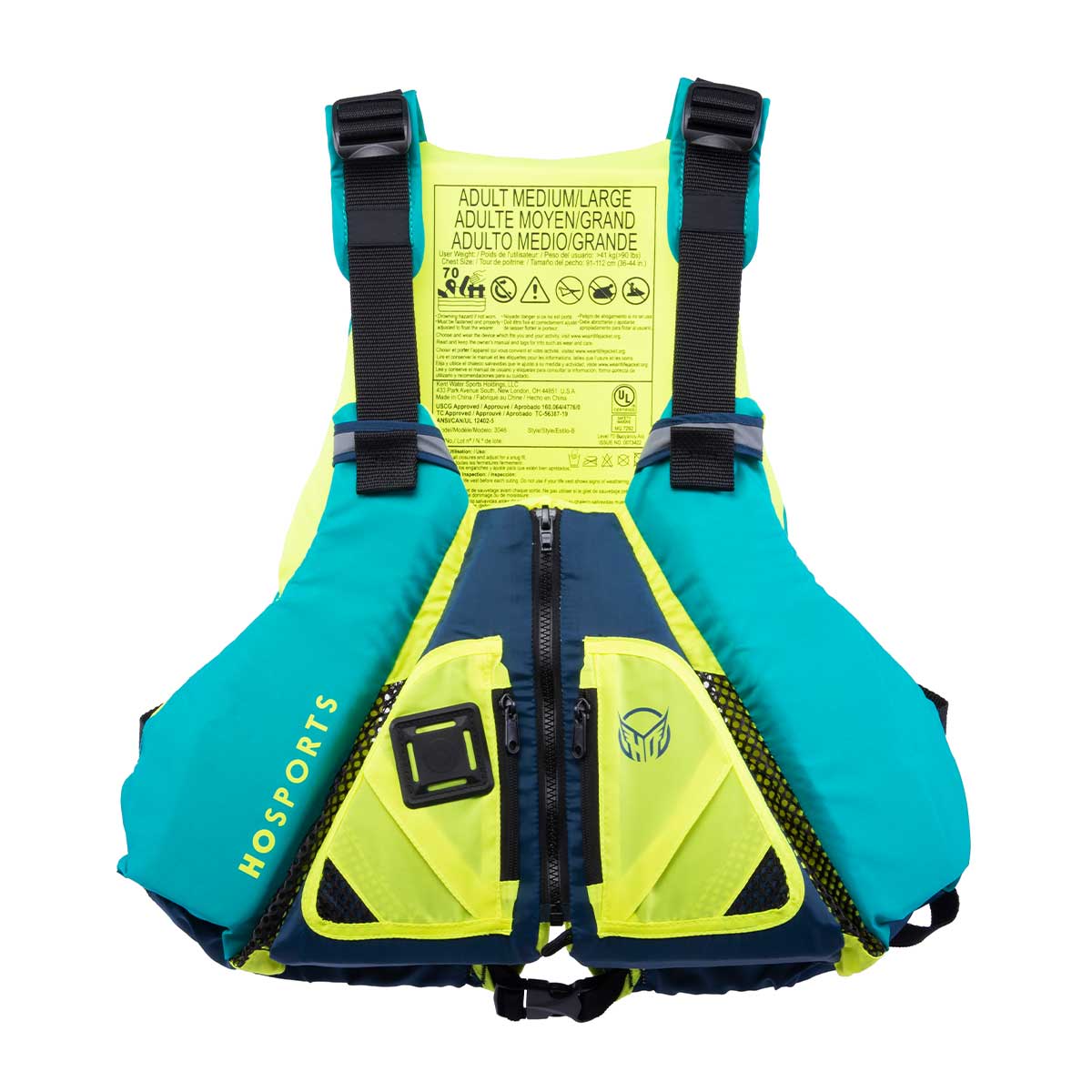 HO Atlas Nylon Paddle Vest - Jade