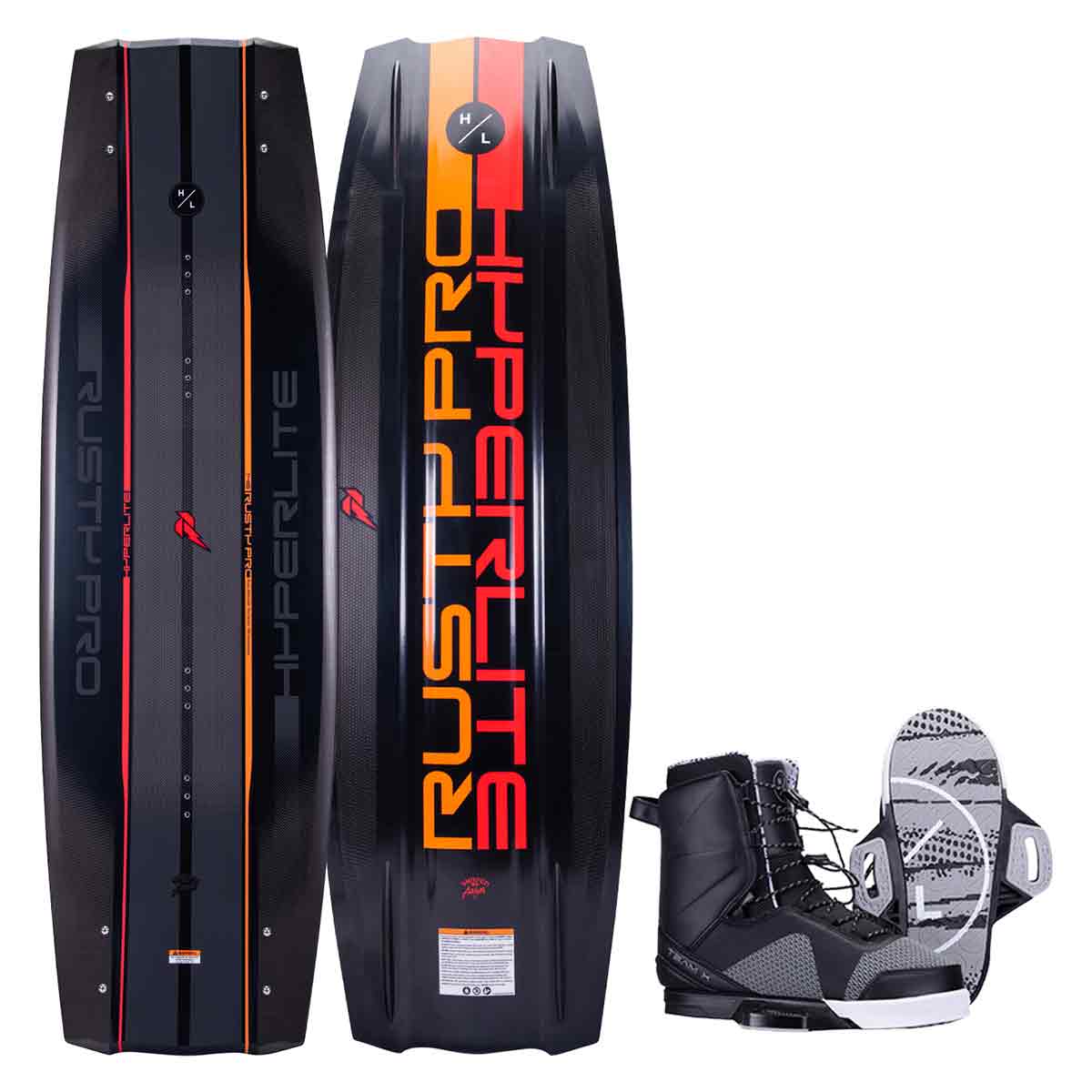 Hyperlite Rusty Pro Wakeboard w/ Team X Bindings