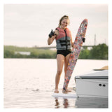 Radar Girl's TRA Slalom Ski w/ Women's Lyric Binding and Lyric Adjustable Rear Toe Plate