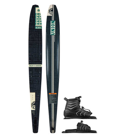 Radar Union Slalom Ski w/ Vector Binding and Vector Adjustable Rear Toe Plate