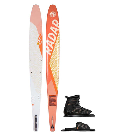 Radar Women's Lyric Slalom Ski w/ Women's Lyric BOA Binding and Lyric BOA Adjustable Rear Toe Plate