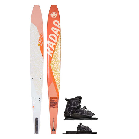 Radar Women's Lyric Slalom Ski w/ Women's Lyric Binding and Lyric Adjustable Rear Toe Plate