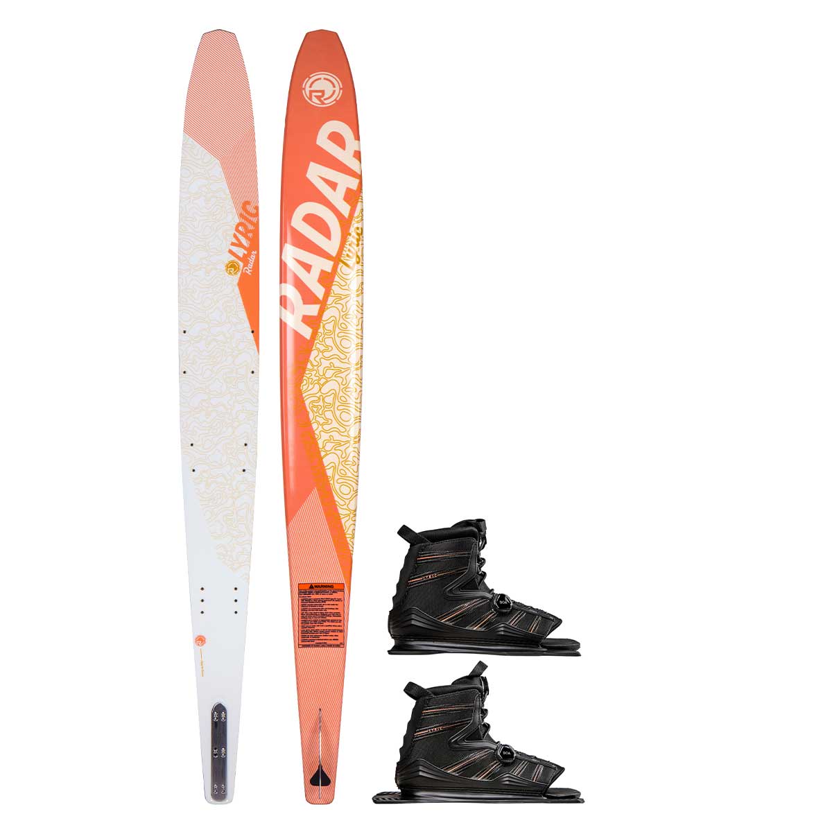 Radar Women's Lyric Slalom Ski w/ Double Women's Lyric BOA Bindings