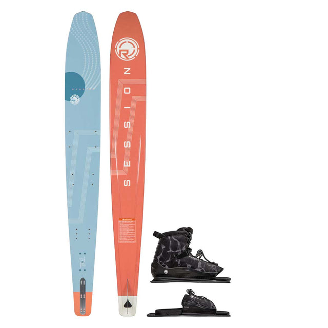 Radar Women's Session Slalom Ski w/ Women's Lyric Binding and Lyric Adjustable Rear Toe Plate