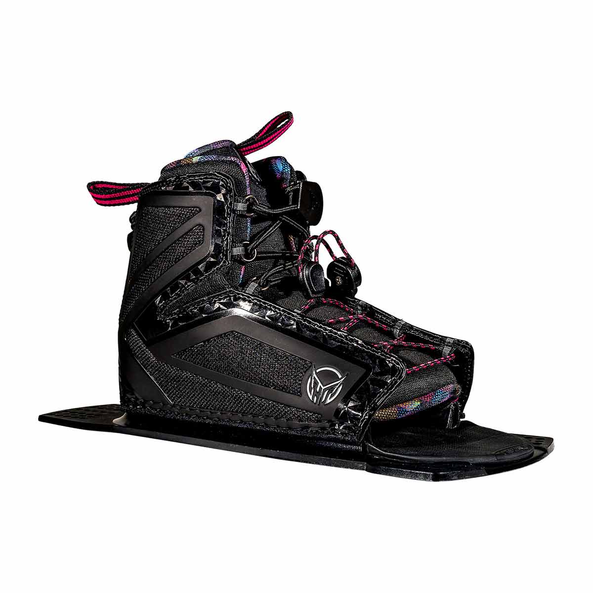 HO Hovercraft Tribal Pink Slalom Ski w/ Women's Double Stance 110 Bindings