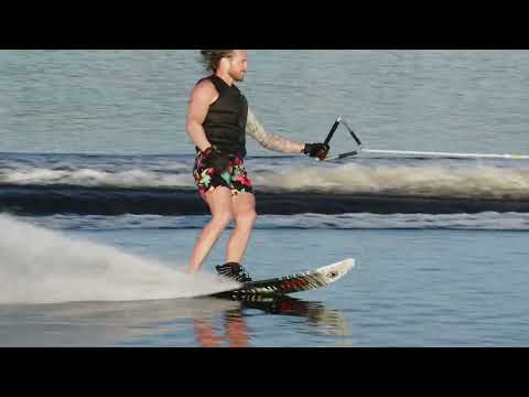 Radar Women's Session Slalom Ski w/ Women's Lyric Binding and Lyric Adjustable Rear Toe Plate