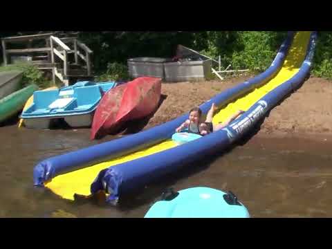 Rave Turbo Chute Water Slide Lake Package