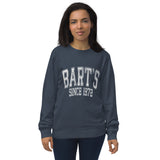 University Unisex Organic Sweatshirt - Bart's Water Sports