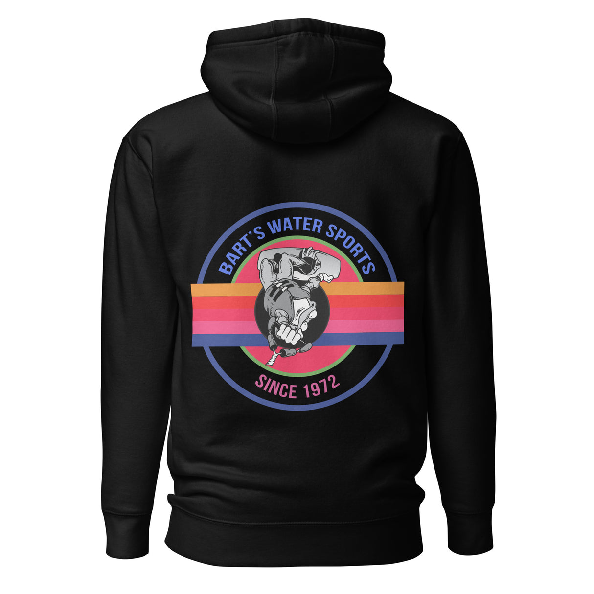 Upside Down Frog Wakeboard Unisex Hoodie - Bart's Water Sports