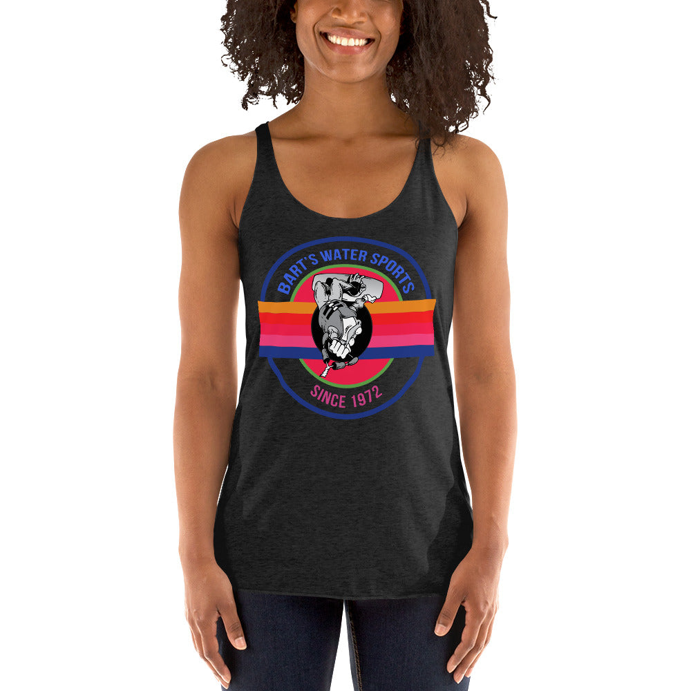 Upside Down Frog Wakeboard Women's Racerback Tank - Bart's Water Sports