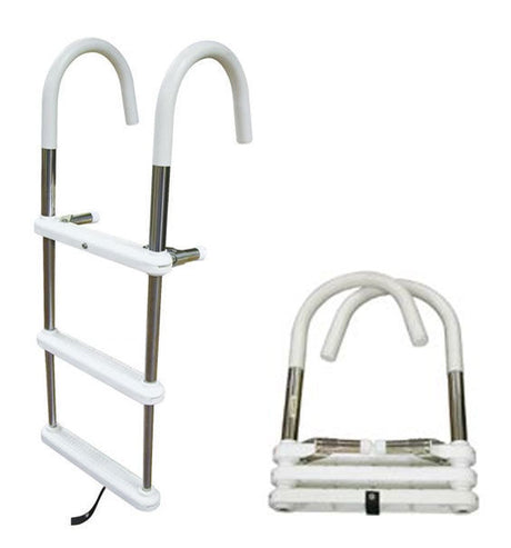 3-Step Gunwhale Stainless Steel Ladder