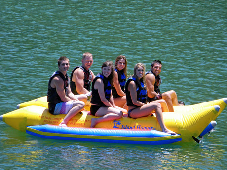 Island Hopper Elite Class Commercial Side-by-Side Banana Water Sled - 6 person