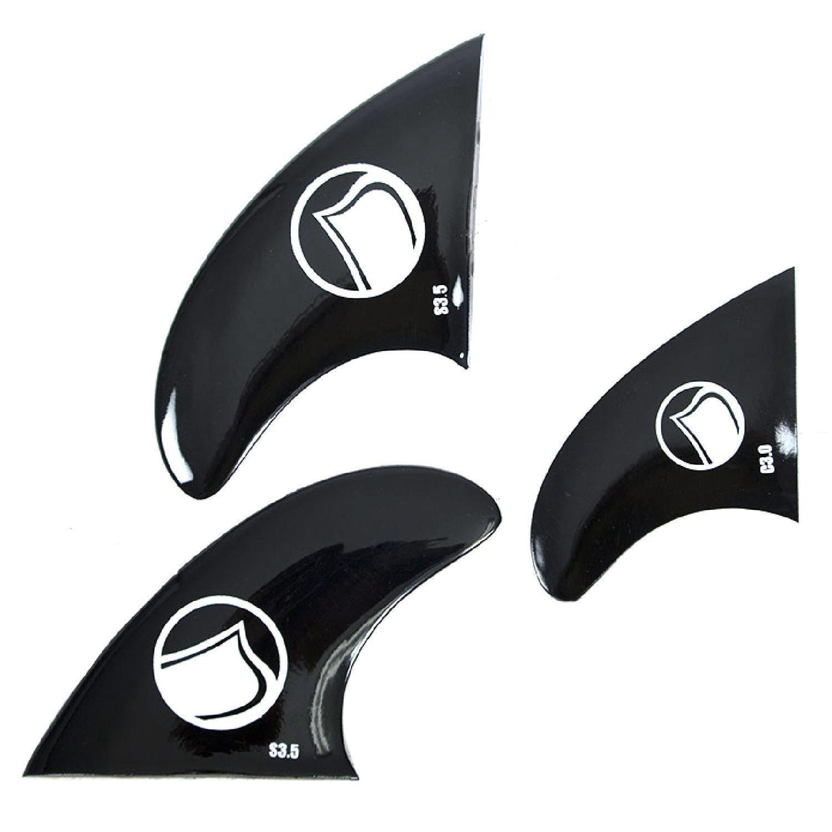 Liquid Force Surf 3.0 Wakesurf Board Fin Kit