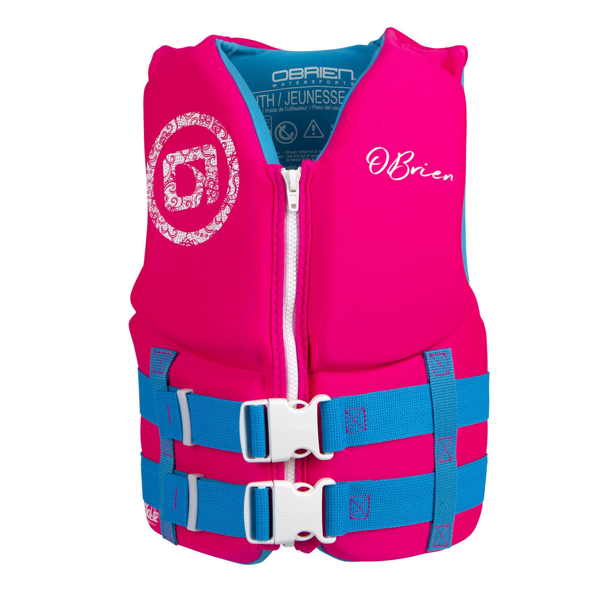 O'Brien Classic Neo Life Jacket - Youth / Pink