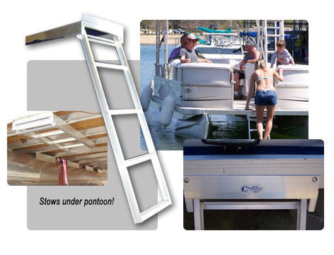 Pontoon Under Deck 4-Step Ladder