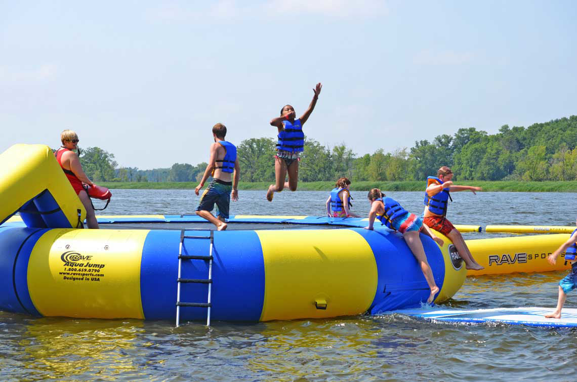 Rave Sports Aqua Jump Classic 25' Water Trampoline