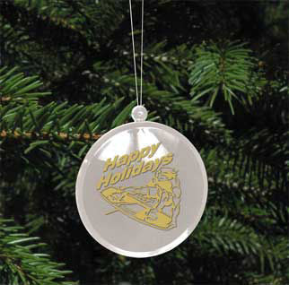 Wakeboard Acrylic Christmas Ornament