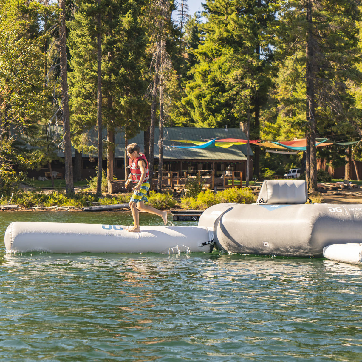 Aquaglide Ricochet Bouncer Aquapark - 12'