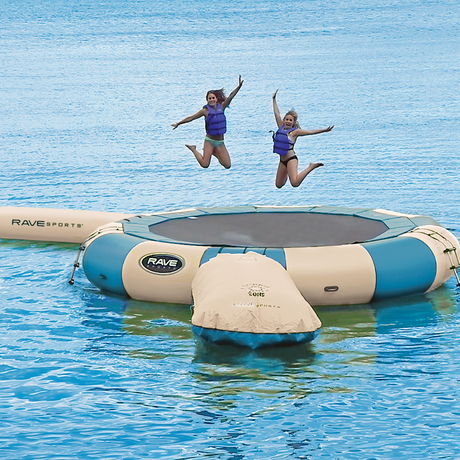 Rave Aqua Jump 200 Water Trampoline Park - 20' - Northwoods