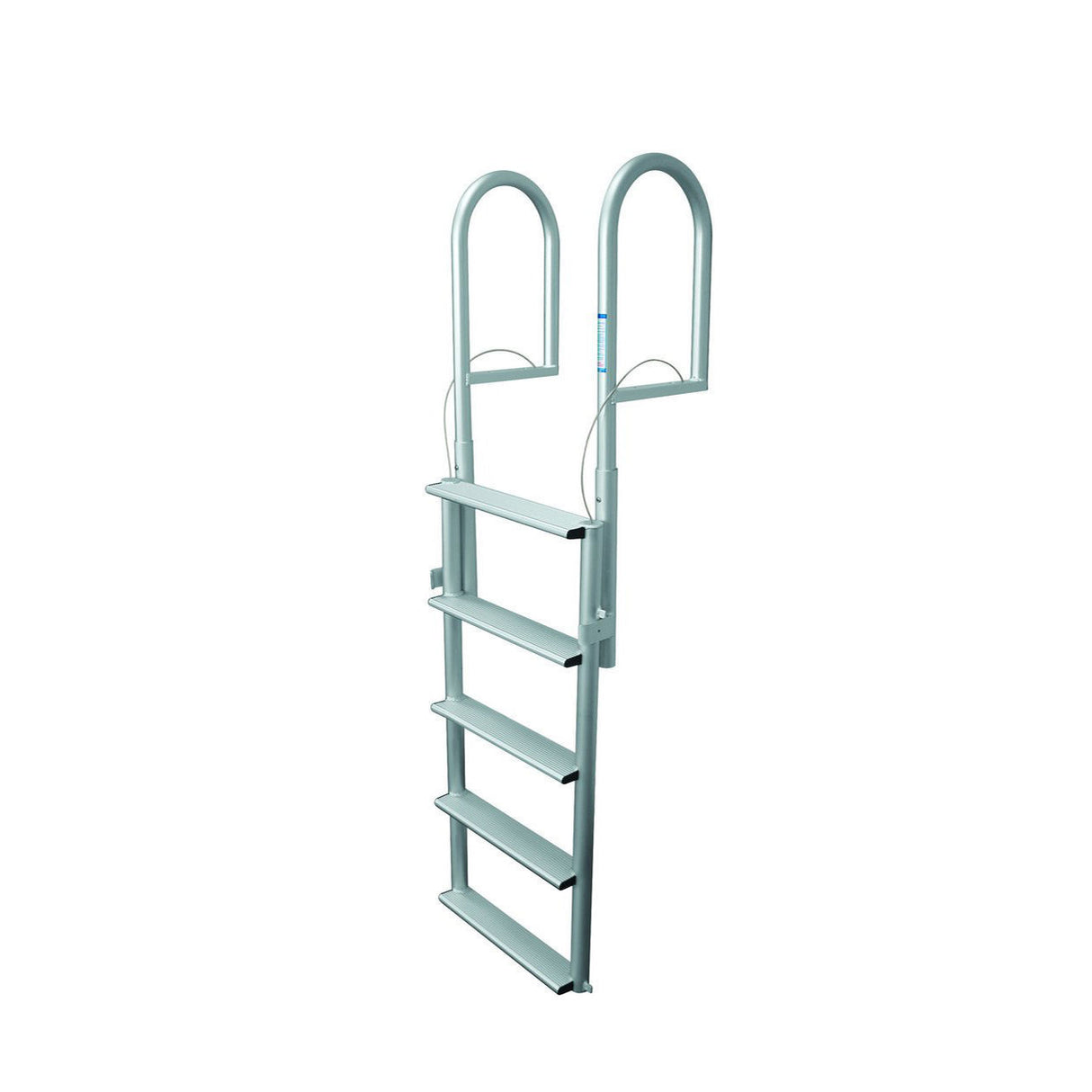 5-Step Aluminum Dock Lift Ladder with 4" Wide Steps