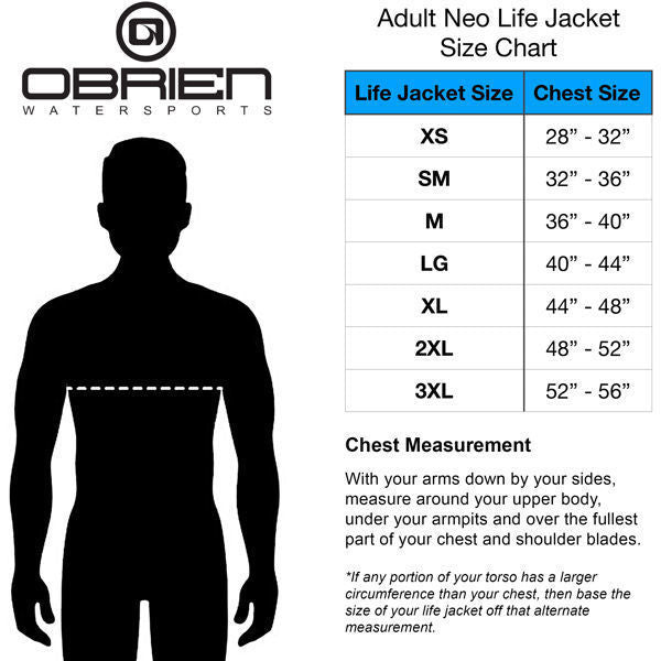 O'Brien Flex V-back Men's Neo Life Jacket