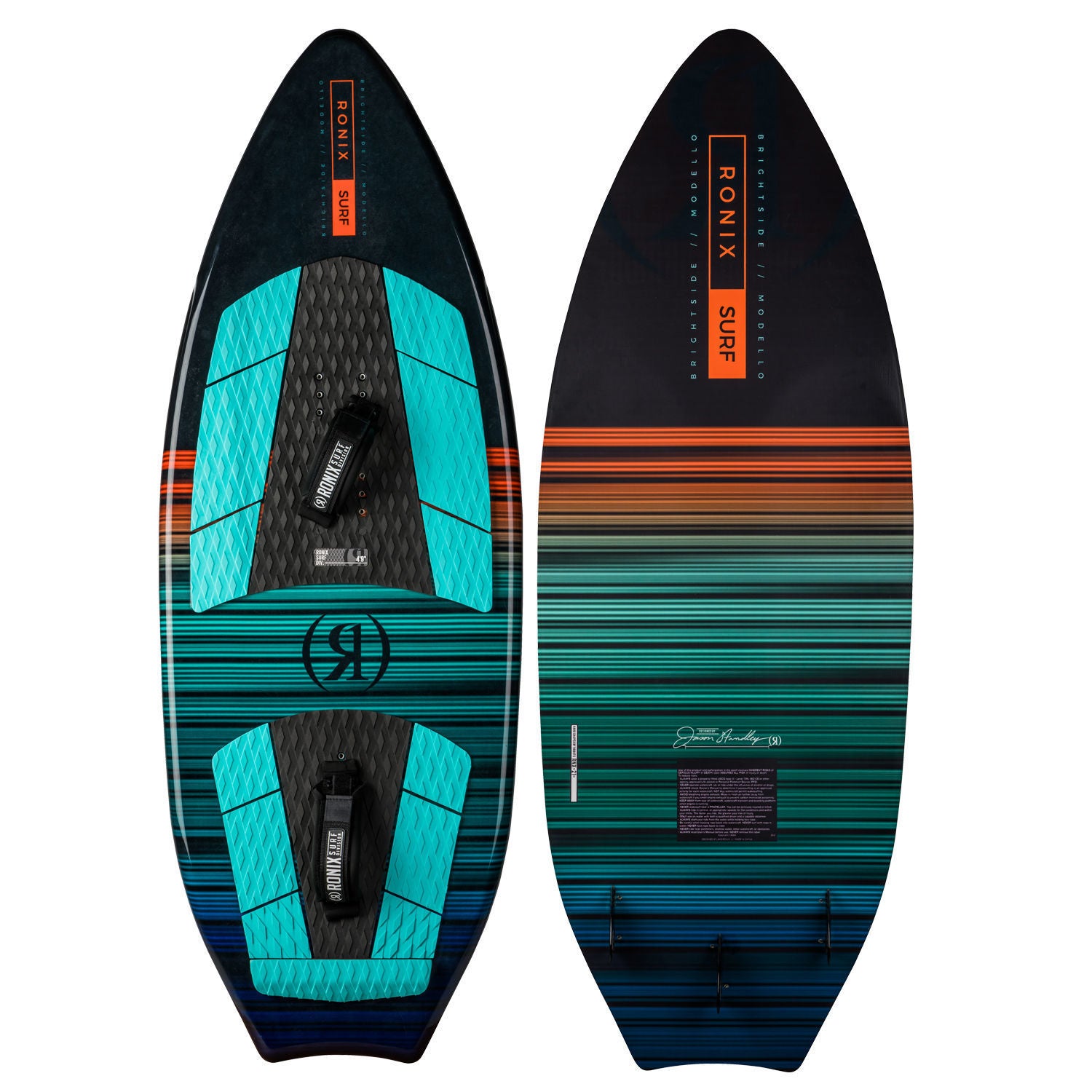 Ronix Modello Brightside Wakesurf Board w Straps Bart s Water Sports