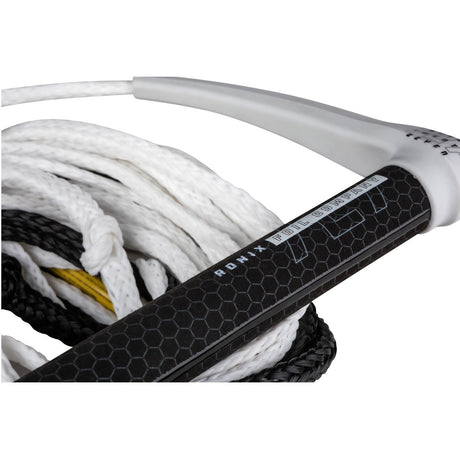 Ronix 727 Foil Combo 13" Hide Grip w/72.5' 10-Section Rope - White/Black