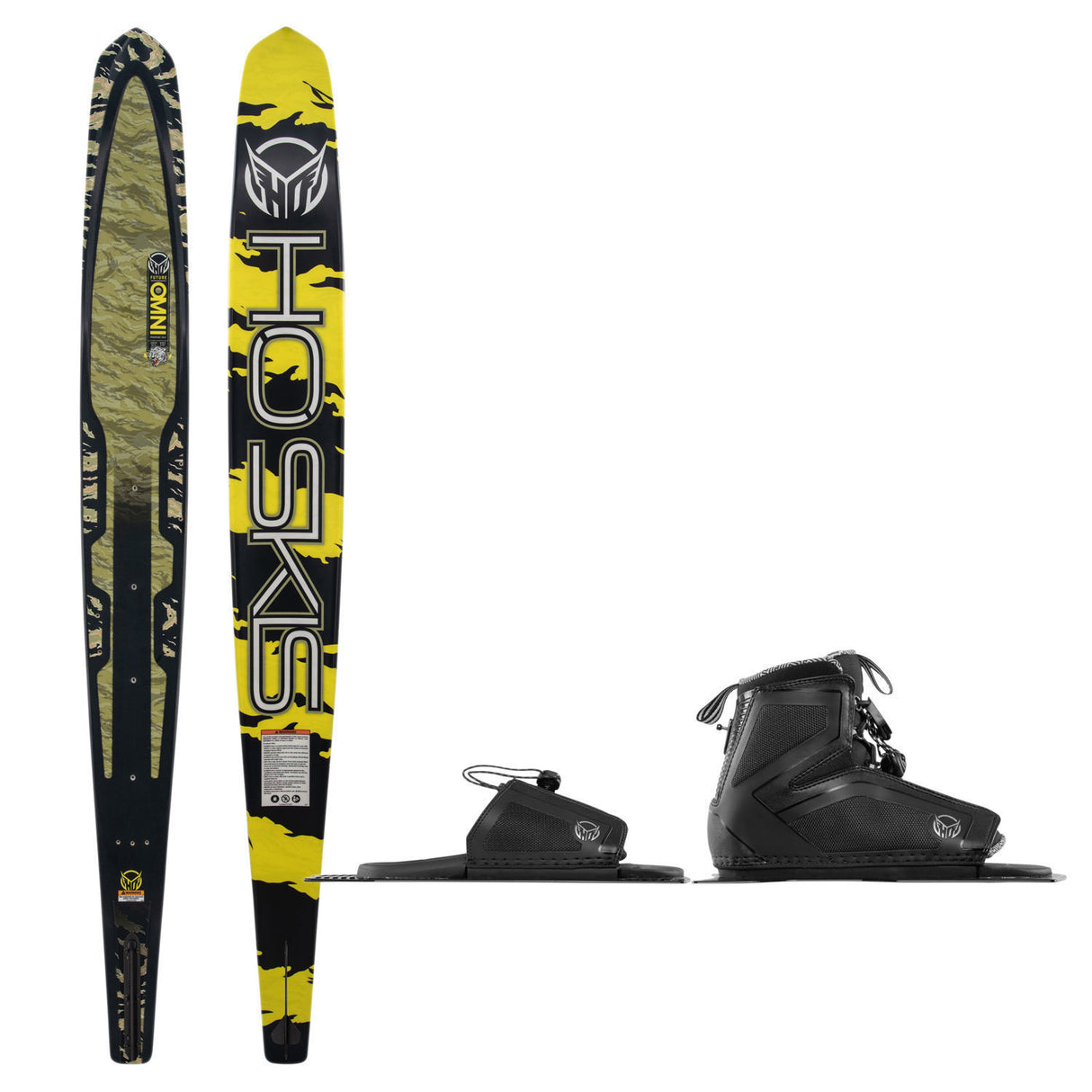 HO Future Omni Slalom Waterski w/ Stance 110 Binding & ARTP Army Green - 2022