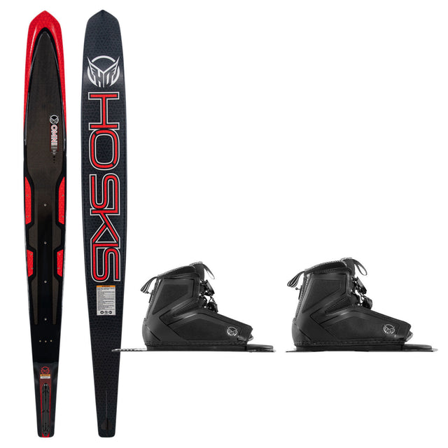 HO Carbon Omni Slalom Waterski w/ Double Stance 110 Bindings - 2022