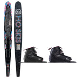 HO Women's Carbon Omni Slalom Waterski w/ Dbl Women's Stance 110 Bindings - 2022